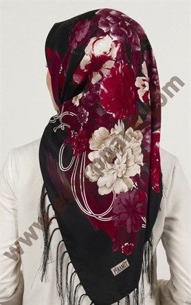 Piramit Püsküllü Eşarp 111-0023-106