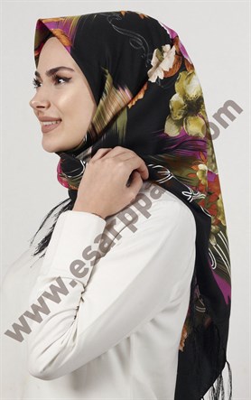 Piramit Püsküllü Eşarp 111-0023-108