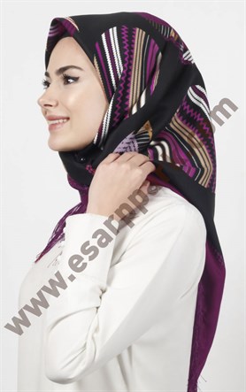 Piramit Püsküllü Eşarp 111-0023-11