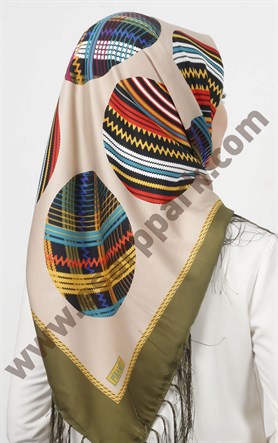 Piramit Püsküllü Eşarp 111-0023-13