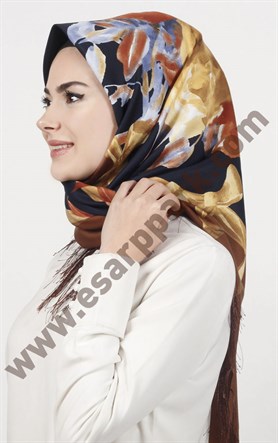 Piramit Püsküllü Eşarp 111-0023-16