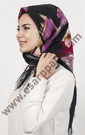 Piramit Püsküllü Eşarp 111-0023-23