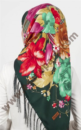 Piramit Püsküllü Eşarp 111-0023-24