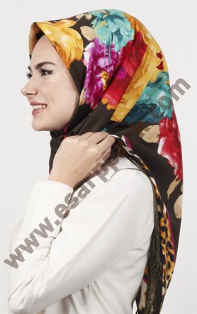 Piramit Püsküllü Eşarp 111-0023-29