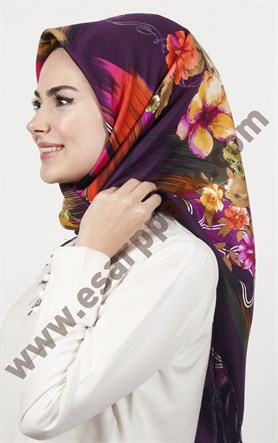 Piramit Püsküllü Eşarp 111-0023-30