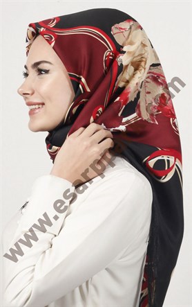 Piramit Püsküllü Eşarp 111-0023-40