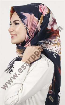 Piramit Püsküllü Eşarp 111-0023-41