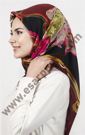 Piramit Püsküllü Eşarp 111-0023-42