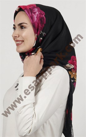 Piramit Püsküllü Eşarp 111-0023-51