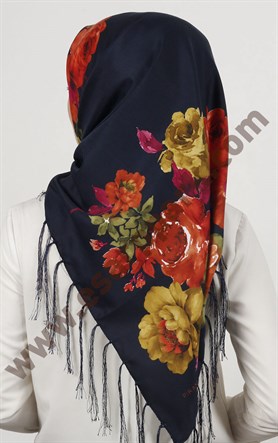 Piramit Püsküllü Eşarp 111-0023-52