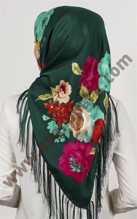 Piramit Püsküllü Eşarp 111-0023-53