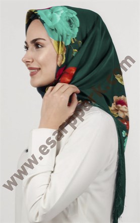 Piramit Püsküllü Eşarp 111-0023-53