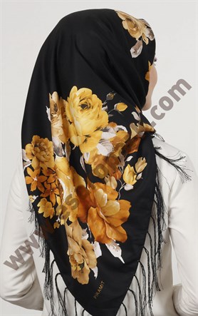 Piramit Püsküllü Eşarp 111-0023-54