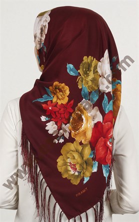 Piramit Püsküllü Eşarp 111-0023-60