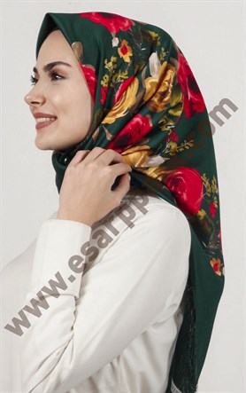 Piramit Püsküllü Eşarp 111-0023-61