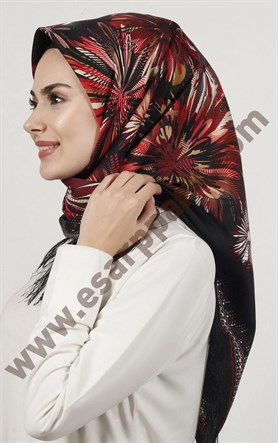 Piramit Püsküllü Eşarp 111-0023-65