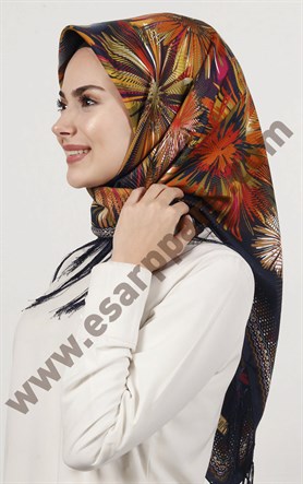 Piramit Püsküllü Eşarp 111-0023-67