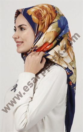 Piramit Püsküllü Eşarp 111-0023-73