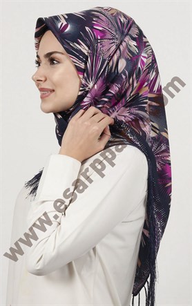 Piramit Püsküllü Eşarp 111-0023-83