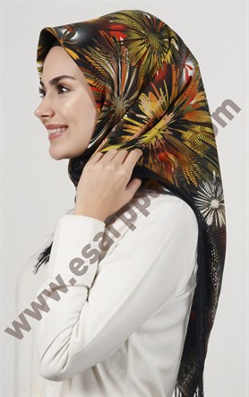 Piramit Püsküllü Eşarp 111-0023-86