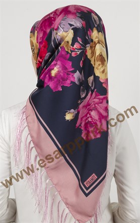 Piramit Püsküllü Eşarp 111-0025-02