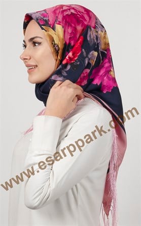 Piramit Püsküllü Eşarp 111-0025-02