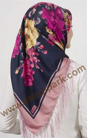 Piramit Püsküllü Eşarp 111-0025-02