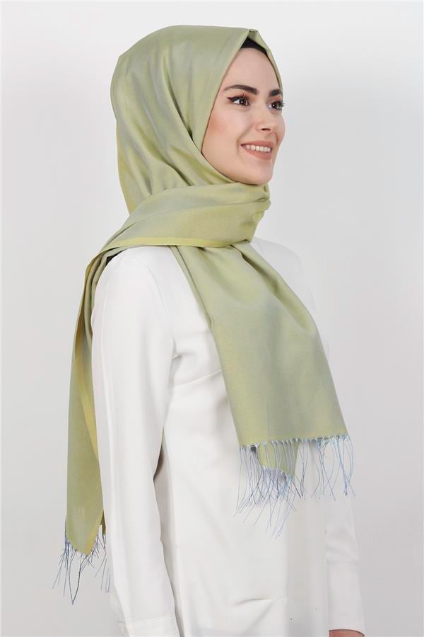 Piramit Sert Duran 2805-12 Mint Yeşili