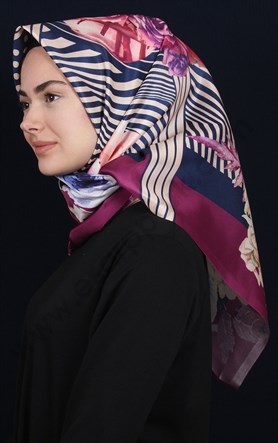 Piramit Tafta Dijital Eşarp 1800-2