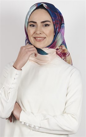 Piramit Tafta Dijital Eşarp 1925-10