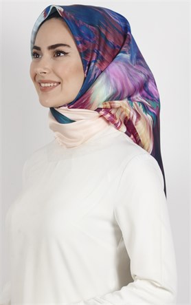 Piramit Tafta Dijital Eşarp 1925-10