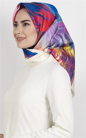 Piramit Tafta Dijital Eşarp 1925-11