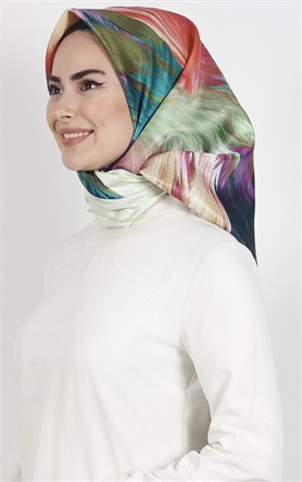 Piramit Tafta Dijital Eşarp 1925-12