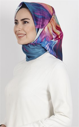 Piramit Tafta Dijital Eşarp 1925-13