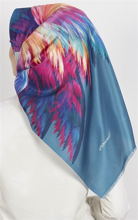 Piramit Tafta Dijital Eşarp 1925-13