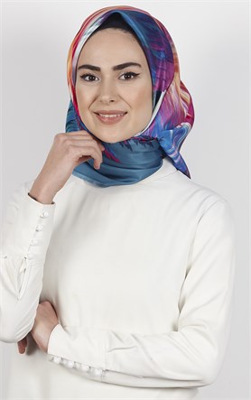 Piramit Tafta Dijital Eşarp 1925-13