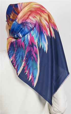 Piramit Tafta Dijital Eşarp 1925-14