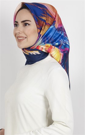 Piramit Tafta Dijital Eşarp 1925-14