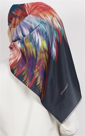 Piramit Tafta Dijital Eşarp 1925-15