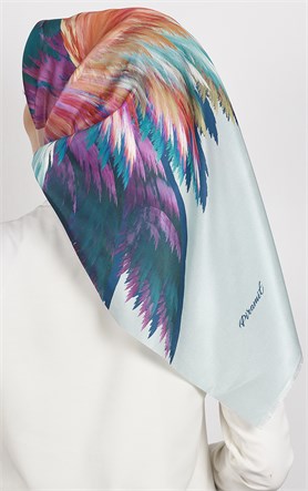 Piramit Tafta Dijital Eşarp 1925-4