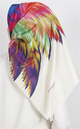 Piramit Tafta Dijital Eşarp 1925-5