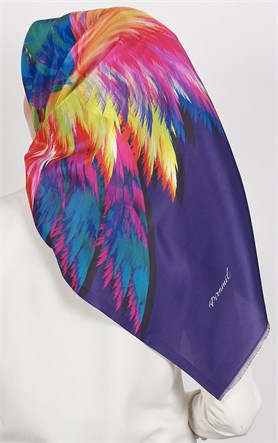 Piramit Tafta Dijital Eşarp 1925-7