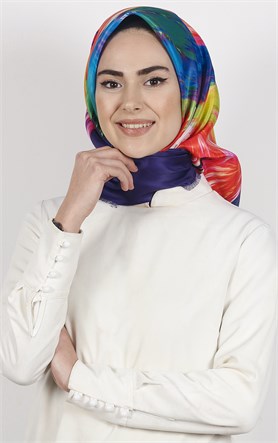 Piramit Tafta Dijital Eşarp 1925-7