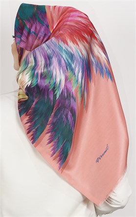 Piramit Tafta Dijital Eşarp 1925-8