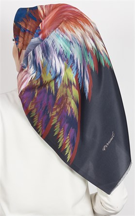 Piramit Tafta Dijital Eşarp 1925-9