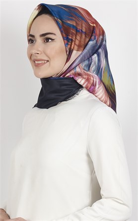 Piramit Tafta Dijital Eşarp 1925-9