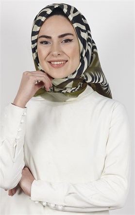 Piramit Tafta Dijital Eşarp 1926-10