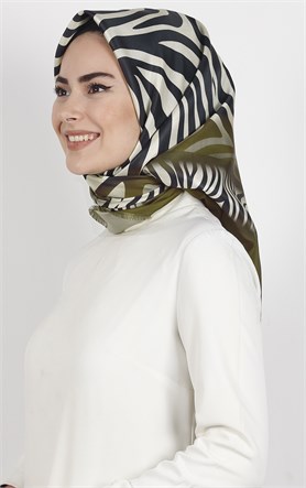 Piramit Tafta Dijital Eşarp 1926-10