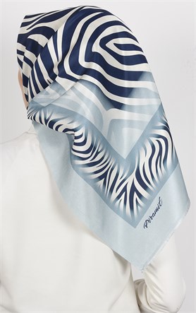 Piramit Tafta Dijital Eşarp 1926-12