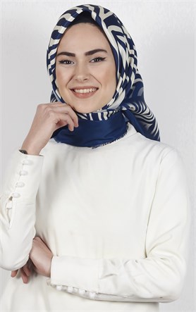 Piramit Tafta Dijital Eşarp 1926-13